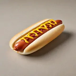 hot dog clipart black and white