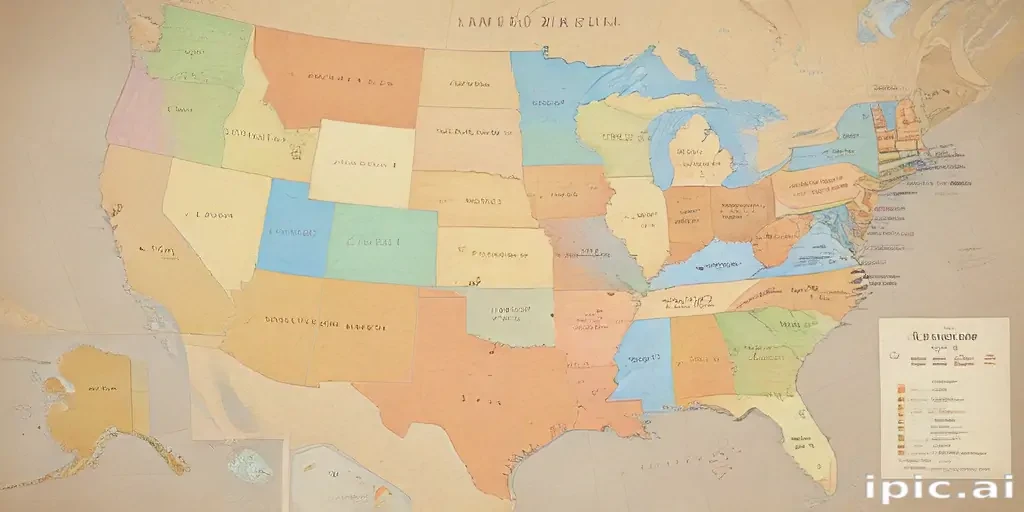 mapa usa