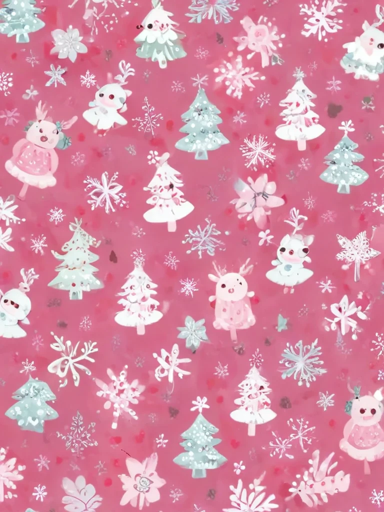 girly cute christmas wallpaper