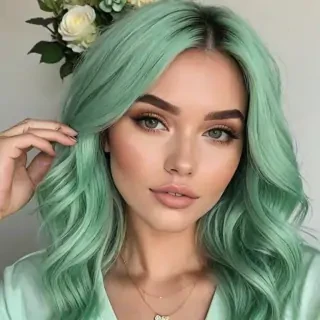 aesthetic mint green