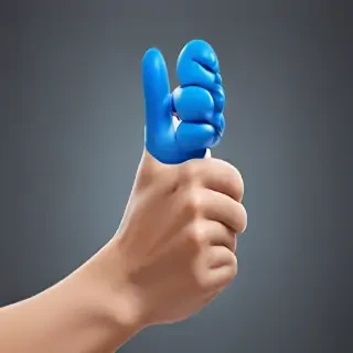 blue thumbs up emoji