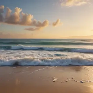 aesthetic beach background