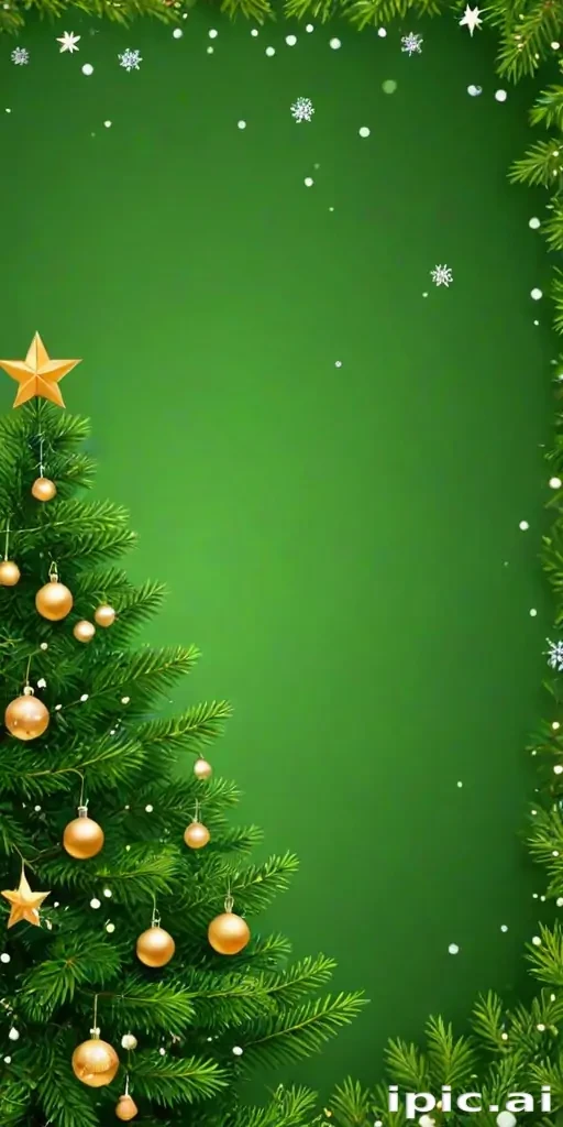 green christmas bg
