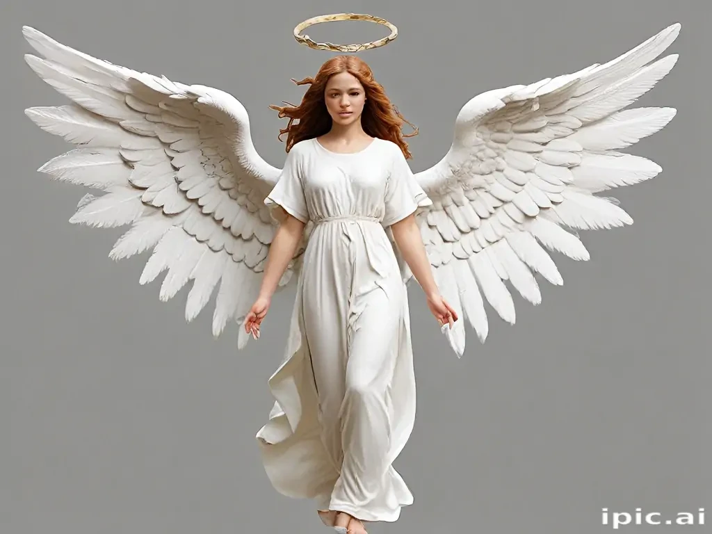 clipart of angels with wings