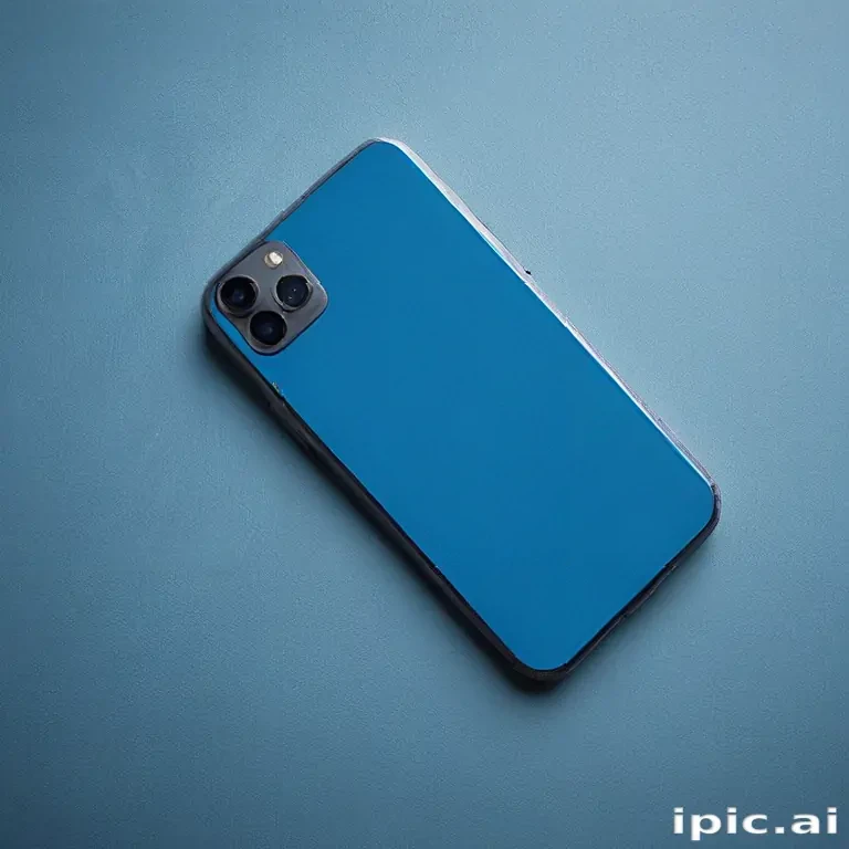 blue wallpaper phone