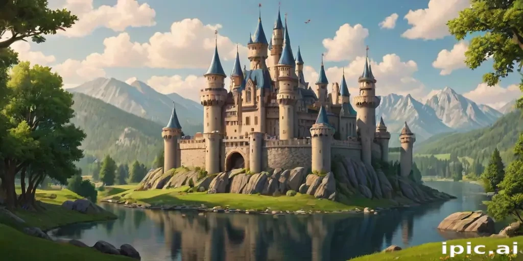 cartoon castle