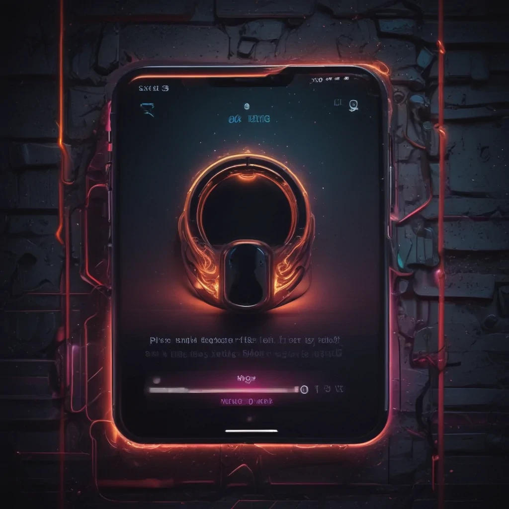 lock screen neon wallpaper iphone