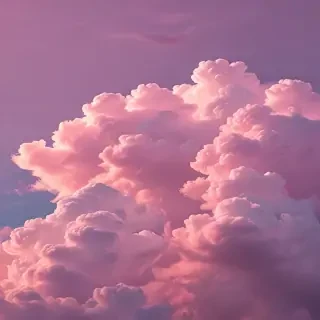 aesthetic pink clouds