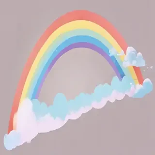 pastel rainbow png