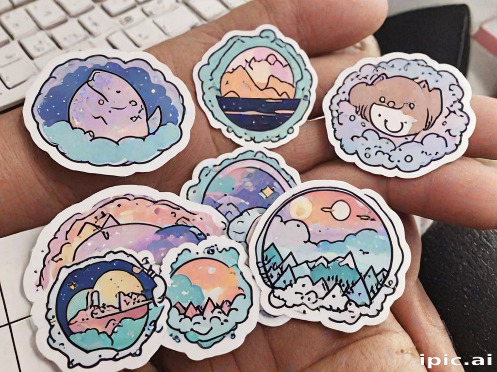 asthetic stickers