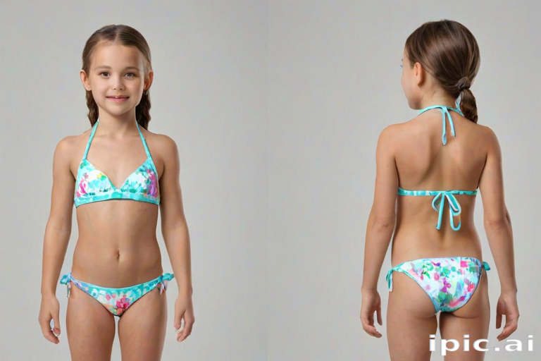 ai little girl bikini