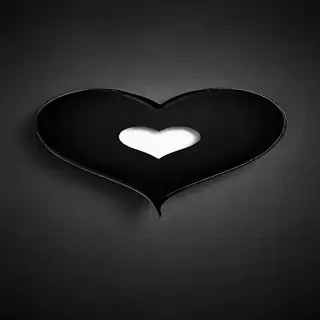 black heart pic
