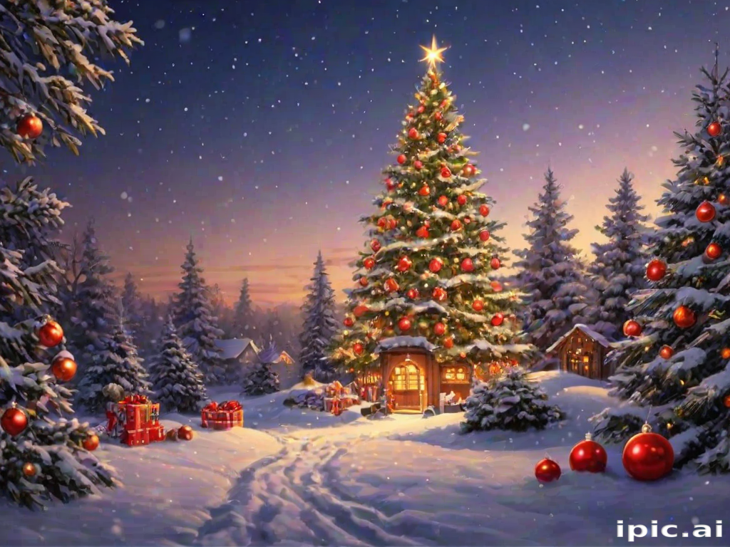 pretty christmas background