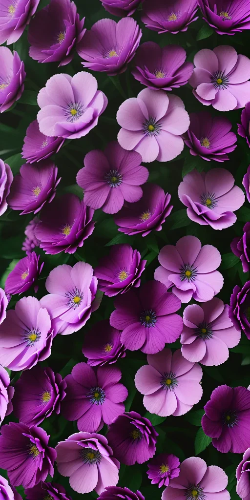 purple flowers aesthetic