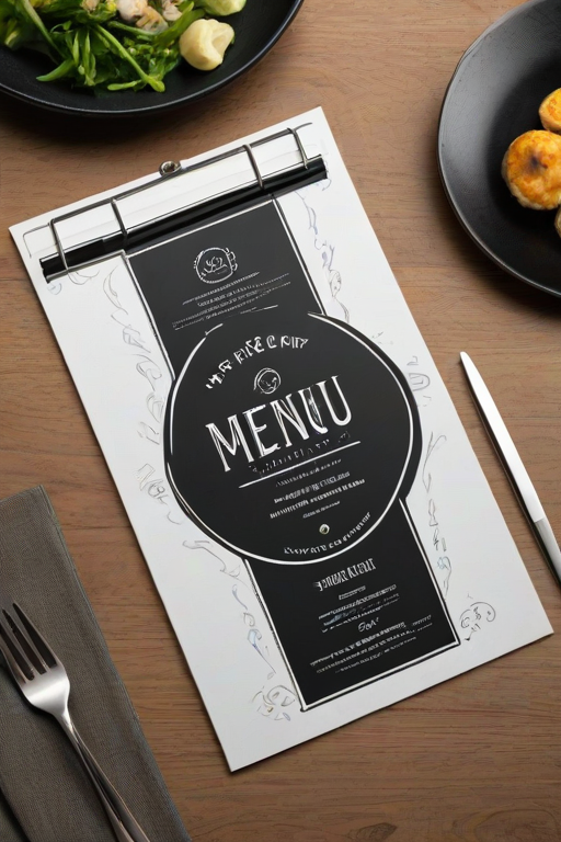 menu mock up