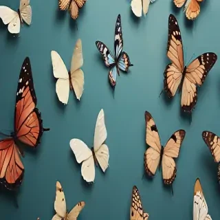 butterfly wall paper