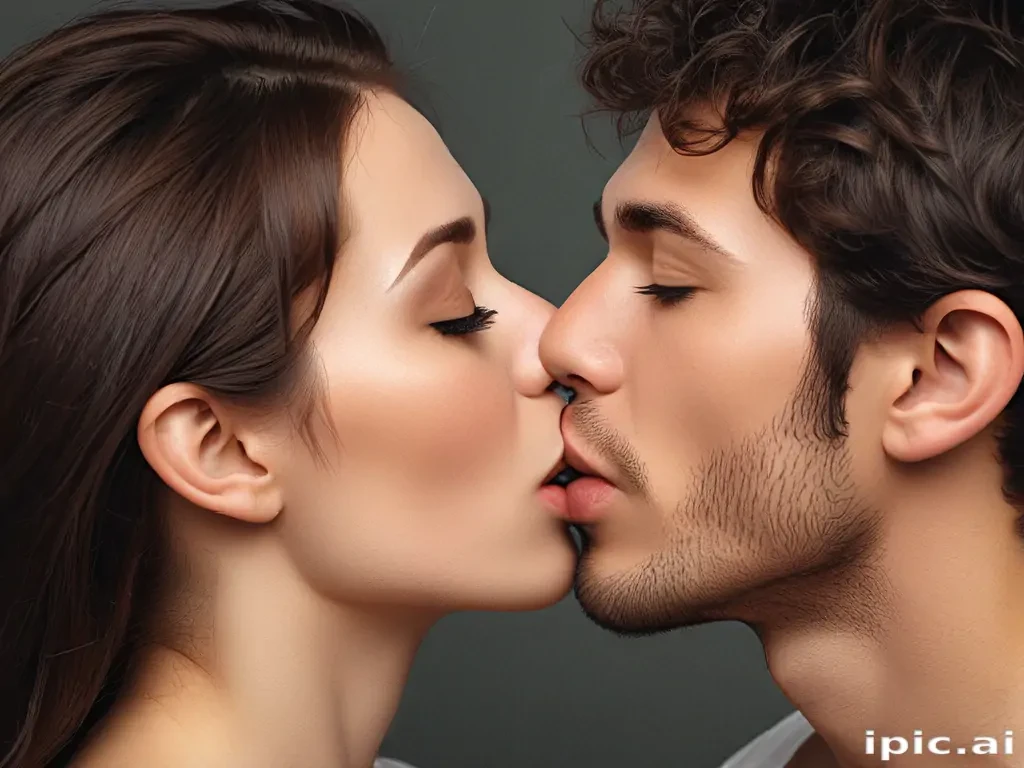 kissing png
