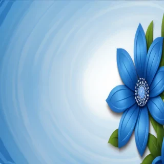blue flower background