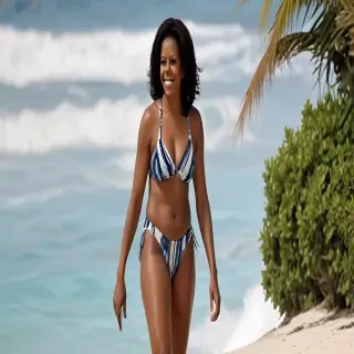 michelle obama in bikini