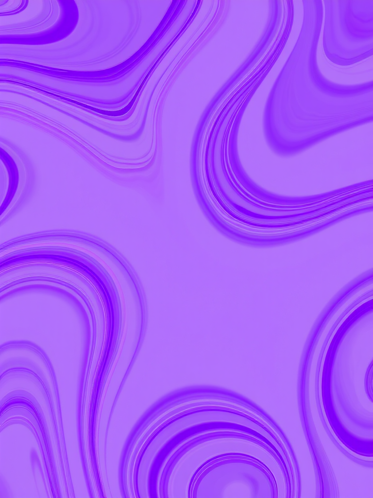 Create an abstract pattern featuring swirling lines and shapes in various shades of purple with a high-resolution digital camera, ISO 100, f/8 aperture, 50mm lens, soft focus background.