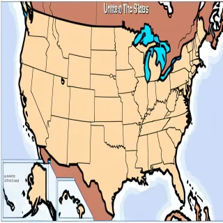 blank map of the united states