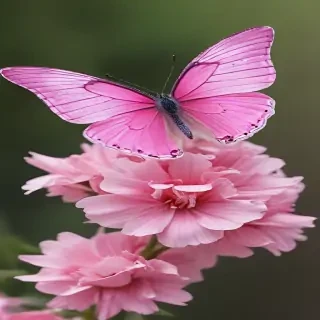 images of pink butterflies