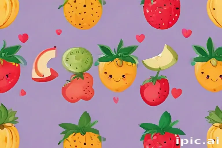 cute fruit backgrounds