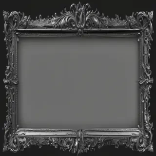 frame clipart black and white