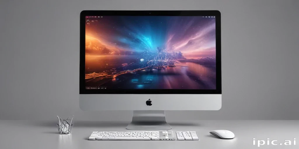 computer website mockup