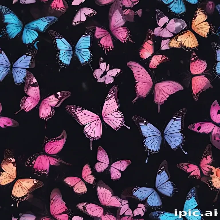 aesthetic butterfly background