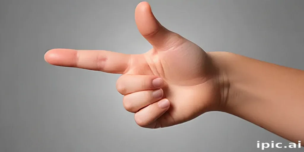 finger point png
