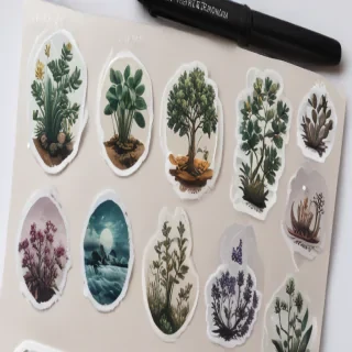transparent aesthetic stickers