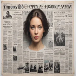 newspaper collage png