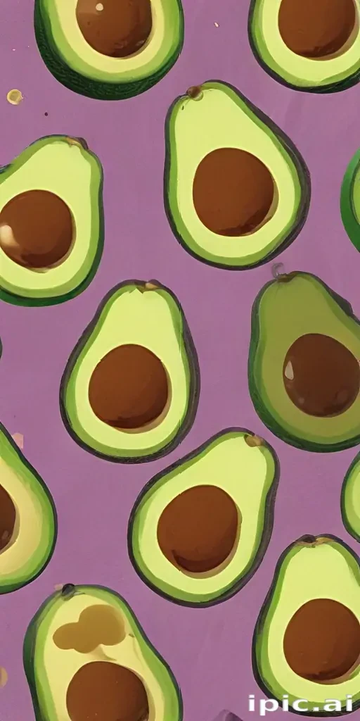 cute avocado wallpaper