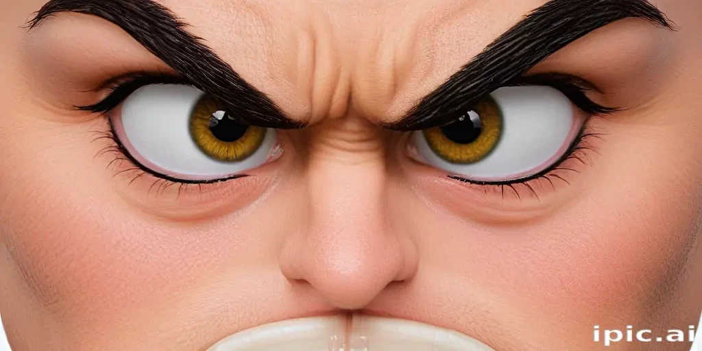 angry face
