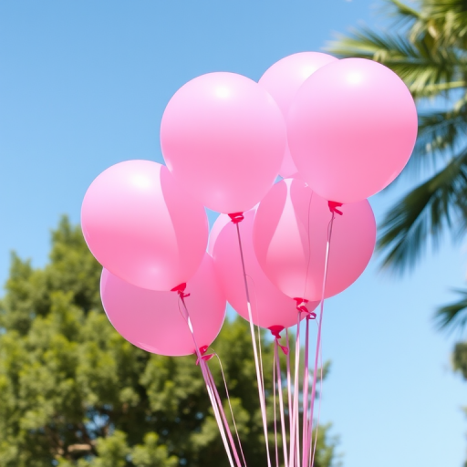 pink balloons png