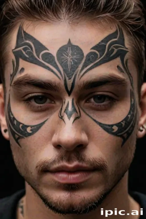 face tattoo png