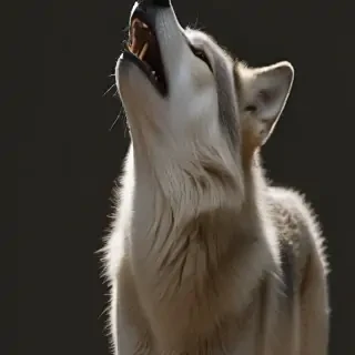 wolf howl png