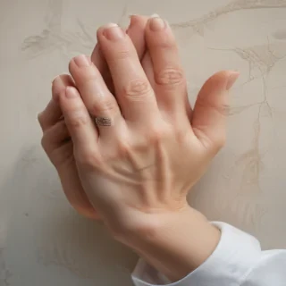 praying hands transparent