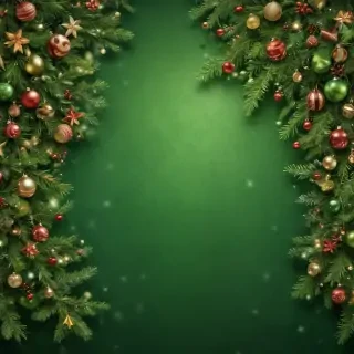 christmas background green
