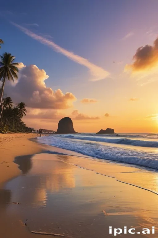 beach iphone