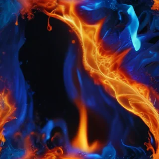 blue flame background
