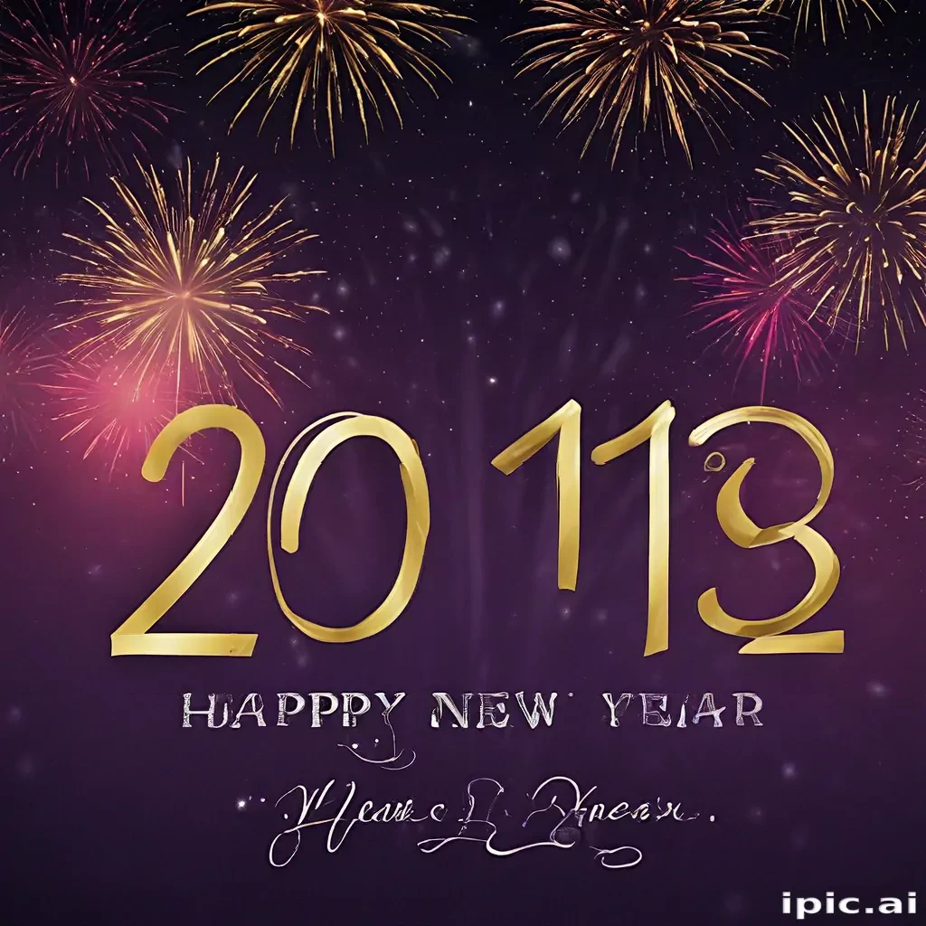 happy new year desktop background