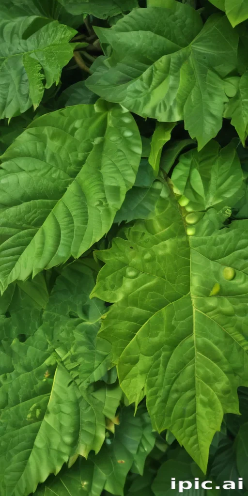 green leaf background