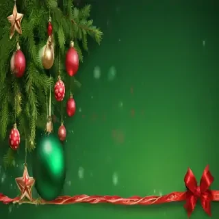 green christmas bg