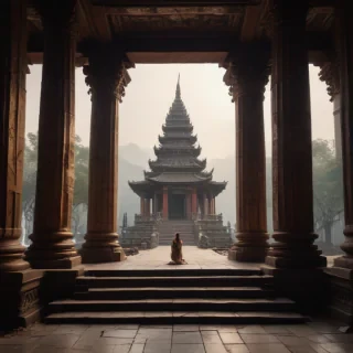 temple background