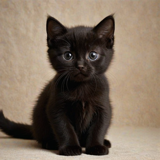 cute black cat wallpaper
