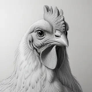chicken drawing