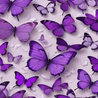 purple butterflies wallpaper
