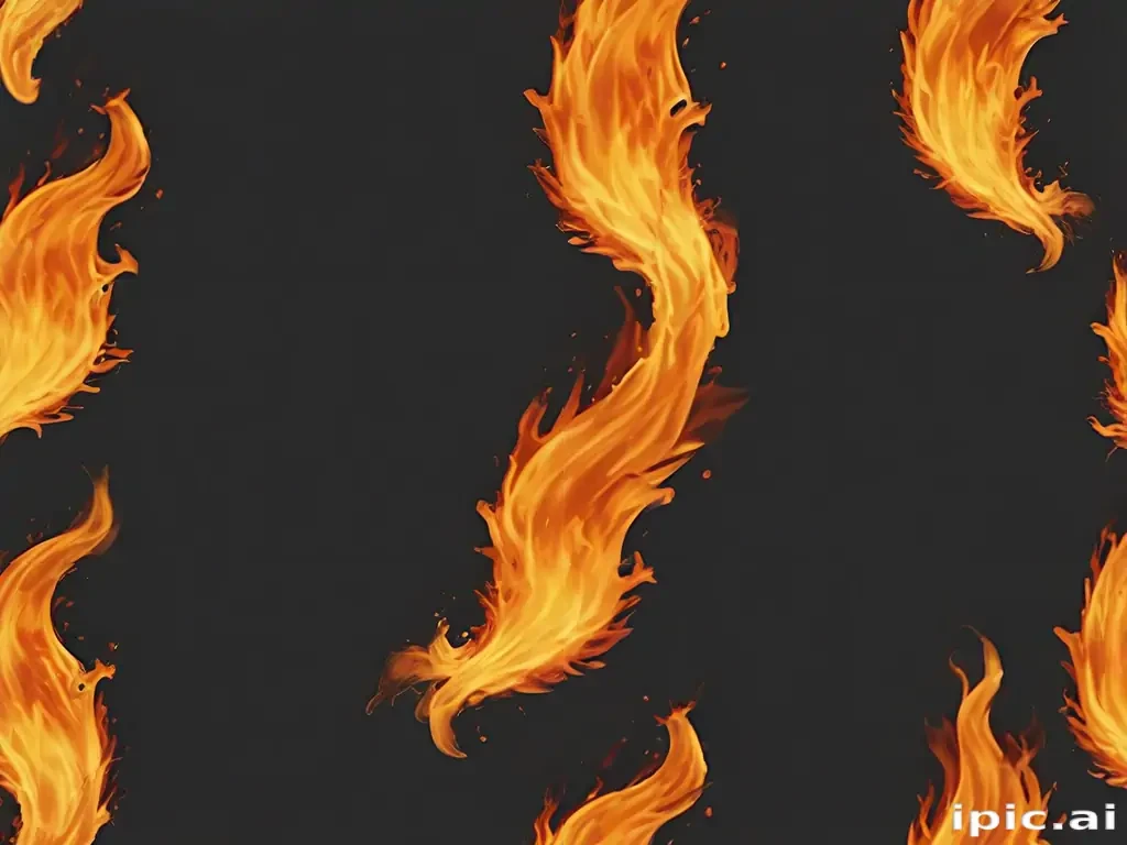 flames transparent background